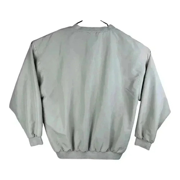 BOLLE Golf Windbreaker Pullover Mens LARGE Beige Khaki Waterproof Nylon V Neck - Picture 6 of 14